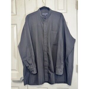 Fotino Landi Mens' banded collar dress shirt 18-18.5 and 34-35